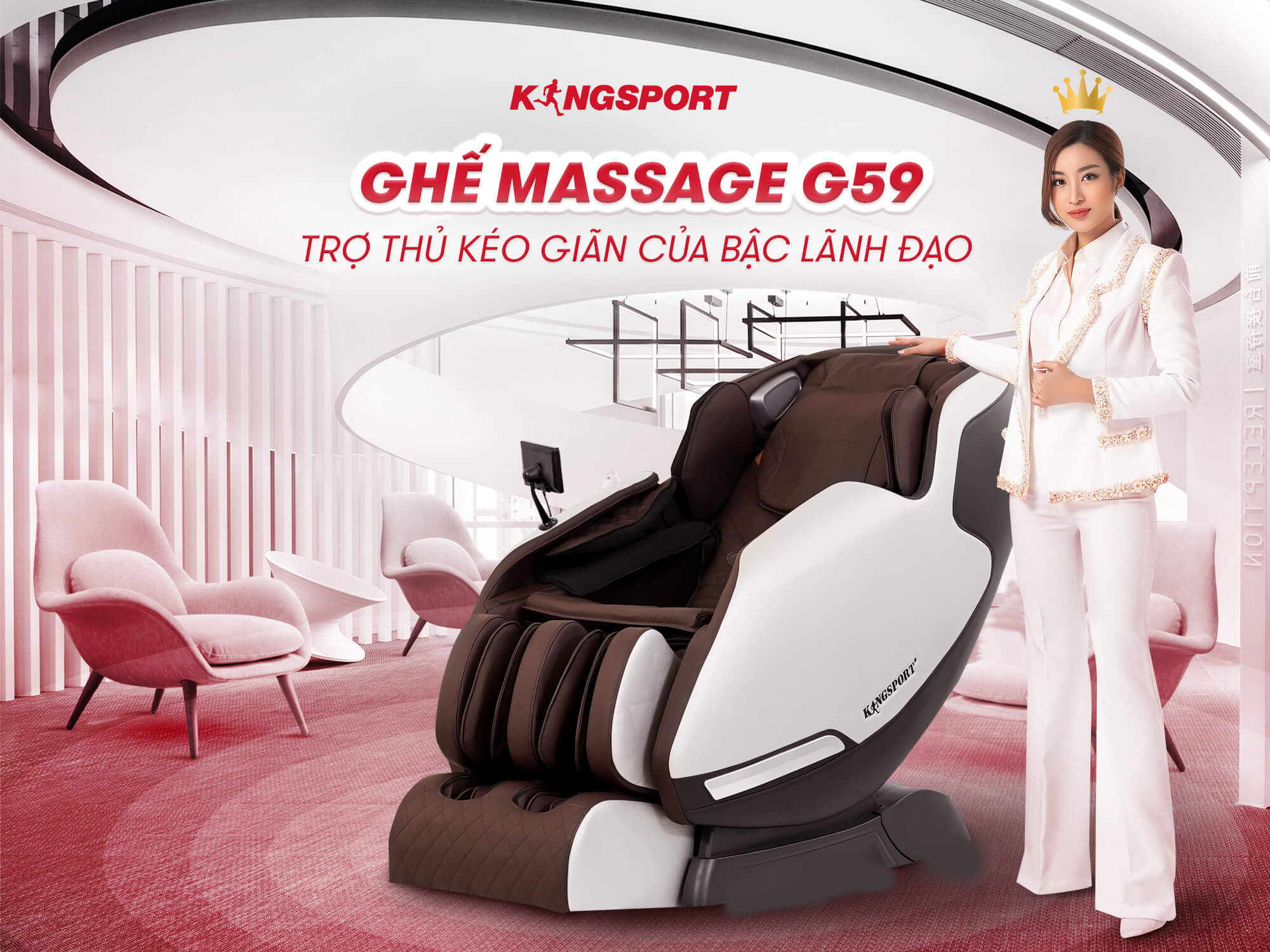 Ghế massage Kingsport G59 New